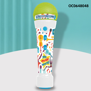 Design popolare piccolo mini giocattolo di plastica microfono senza fili per bambini macchina da canto gioco karaoke - Product Image 3