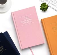 Livre de prière personnalisé A5 A6 en tissu/cuir/lin à couverture rigide, 365 jours de remerciement, planificateur, carnet de notes, journal, journal imprimé