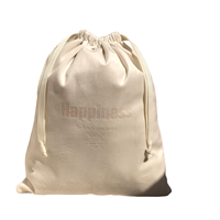 Pochette en velours personnalisée avec logo imprimé pour cadeau de mariage, emballage de luxe pour parfum et bijoux, sac en velours