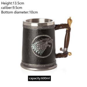 Ensemble de tasses personnalisées Vikings Cup GTA03 GTA23, logo de la maison <span class=keywords><strong>Stark</strong></span>, trône, produits de la série télévisée et de films créatifs - Product Image 2