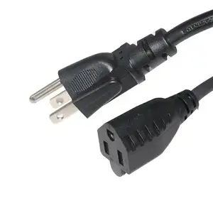 USA NEMA 5-15P 3 Prong To IEC C13 16Awg 13A With 5-15P To C13 Computer Power Cable Power Cord