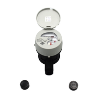 Compteur d'eau vertical en laiton anti-manipulation OEM, protection IP68, DN15, lecture claire, pour bâtiments résidentiels