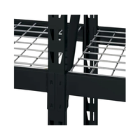 Étagère de rangement en fil de maille sans boulon à 4 niveaux en acier à 4 niveaux