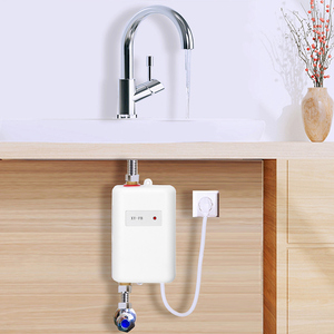 Mini calentador <span class=keywords><strong>de</strong></span> agua eléctrico instantáneo sin tanque ampliamente utilizado seguridad 3000W 110V cocina uso doméstico - Product Image 2