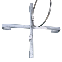 Support de câble en acier galvanisé à chaud pour câbles de rechange ADSS OPGW, fixation sur poteau