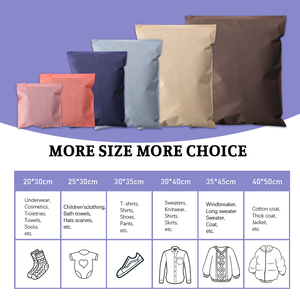 Tốt nhất bán in logo Nắp kéo Poly PE T-Shirts Túi tùy chỉnh Frosted dây kéo nhựa bao bì Zip khóa túi cho quần áo - Product Image 4