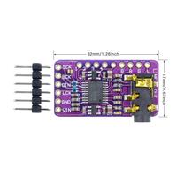 Module de lecteur décodeur DAC PCM5102A avec interface PCM5102 5V pour carte audio numérique format I2S PHAT R.Pi