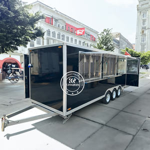 2025 Fast Hotdog Food Truck Ice Cream Trailer Mobile Bbq Food Truck Trailer With Commercial <b>Kitchen</b> Equipment - Product Image 6