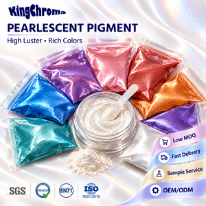 Pigment nacré, poudre de mica perle à fort éclat pour <span class=keywords><strong>peinture</strong></span> automobile, nail art, résine, artisanat et emballage d’encre - Product Image 1