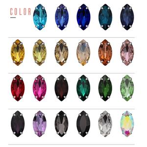 Griffe chaude diamant <span class=keywords><strong>verre</strong></span> cousu à la main diamant bricolage robe décoration accessoires cristal maillot de bain accessoires - Product Image 5