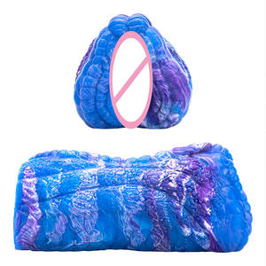 新款柔软硅胶男性自慰器动物杯逼真的阴道口袋阴部性玩具成人外星人自慰器大师造型 - Product Image 3