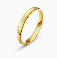 Bague Simple et Moderne en Acier Inoxydable, Bijoux de Mode, Cercle Simple pour Tous les Jours, Montre à Main Décontractée, All-Match, Style Bague de Couple