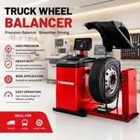 Équilibreuse de roues pour camions lourds Trihero TH-CB1200, jantes de 13 à 24 pouces, charge maximale 150 kg, moteur 500 W, pour la réparation de véhicules commerciaux