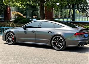 Luxury Laser gray Matte High Gloss Color Changing Self-Healing PET 6.5mil Full Vehicle Wrap vinyl Car Body sticker Film - Product Image 3