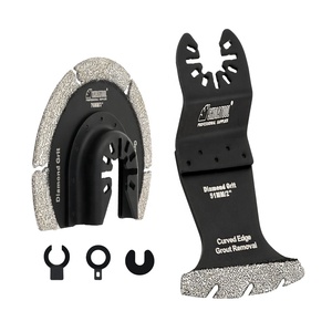 Diamond Oscillating Tool Blade Multi Tool Mortar Cutting Saw Blade Diamond Swing Oscillating Saw Blade for Grit <strong>Grout</strong> <strong>Removal</strong> - Product Image 1