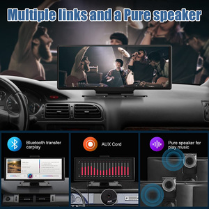 Universal 10.26 inci Layar Sentuh Nirkabel <span class=keywords><strong>Android</strong></span> Auto Dashcam Navigasi GPS 4k 1080p Dual Lens Dash <span class=keywords><strong>Cam</strong></span> Carplay - Product Image 4