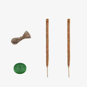 เสาโคโคนัทโคไอร์แบบโค้งงอได้ ขนาด 40 นิ้ว/100 ซม. 2 ชิ้น สำหรับควบคุมศัตรูพืช รองรับต้นไม้ อุปกรณ์ทำสวน ใยมะพร้าว คลังสินค้าในประเทศสหรัฐอเมริกา - Product Image 1