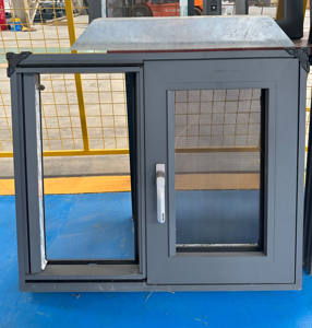 쉬운 도구 변경 알루미늄 창 코너 압착 기계 알루미늄 문 제조 기계 - Product Image 6