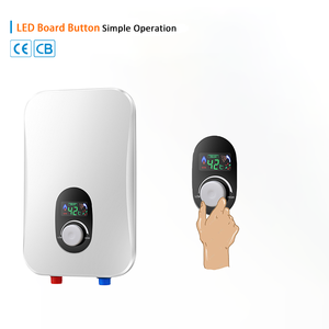 Calentador de Agua Instantáneo sin Tanque de 6KW 220V para Cocina, Mini Calentador de Agua Caliente con Termostato - Product Image 3