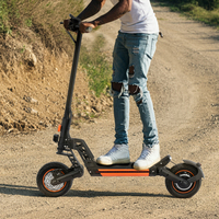 Scooter Eléctrico Todoterreno de 10 Pulgadas con Suspensión de Goma Delantera y Trasera de Largo Alcance y Gran Potencia para Adultos, Venta al Por Mayor