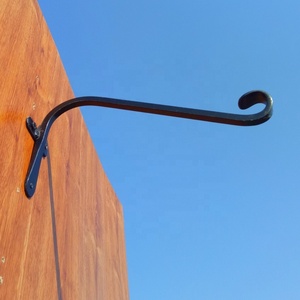 Crochet pivotant pour plante support de plante suspendu pour panier de fleurs <span class=keywords><strong>carillon</strong></span> éolien lanterne mur plante extérieur mangeoire à oiseaux cintre - Product Image 4