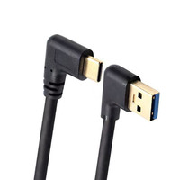 Câble USB 3.0 TYPE C à angle de charge rapide à haute vitesse