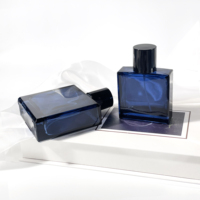 Fabricant de bouteille de parfum de luxe Bouteille d'huile essentielle de couleur sur mesure Emballage cosmétique Bouteille de parfum de 100ml avec boîte