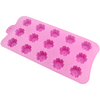 Moule en silicone en forme de fleur de cerisier pour chocolat, 15 cavités, échantillon gratuit d'usine 1285, moule manuel pour cuisson, glace et résine