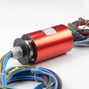 Nhỏ gọn Lai Điện Rotary Cable Thông Qua Đường Kính <span class=keywords><strong>Ethernet</strong></span> Vòng Trượt - Product Image 1