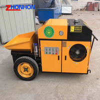 Maintenant disponible à la vente : Nouvelles mini-pompes à béton diesel pour la construction, composants essentiels incluant moteur et engin.