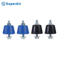 Pièces de climatisation Super Air Building Material, amortisseur anti-vibrations HVAC, bloc silencieux