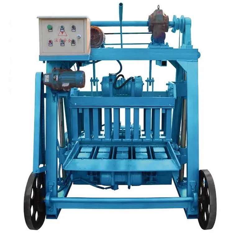 Máquina de fabricación de bloques de hormigón, Semi automática, ampliamente utilizada, ZCJKQM4-45, India/máquina de bloques de hormigón