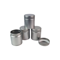 Boîtes de conserve en métal de qualité alimentaire personnalisées en gros, 73*73 mm, petites boîtes métalliques étanches à l'air, emballage pour thé matcha en poudre, café
