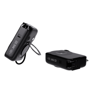 Power Bank with AC Wall Plug and Magnetic Wireless Charging, 22.5W Fast Charging Portable <b>Charger</b> with Retractable <b>Cables</b> - Product Image 2