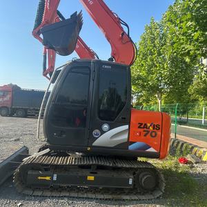 Excavatrice Hitachi ZX70 de 7 tonnes d'occasion de haute qualité, excavatrice Hitachi ZX60 de 6 tonnes, fabrication japonaise, machine de construction hydraulique - Product Image 3