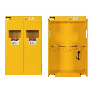 Lemari Penyimpanan Tabung <span class=keywords><strong>Gas</strong></span> Stainless Steel untuk Penggunaan Rumah Sakit dengan Fitur Tahan Api - Product Image 2
