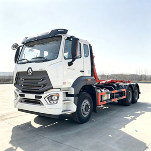 Nouveau camion benne SINOTRUK HOWO 6*4, véhicule de collecte des déchets à châssis robuste pour le transport de conteneurs de déchets solides - Product Image 1