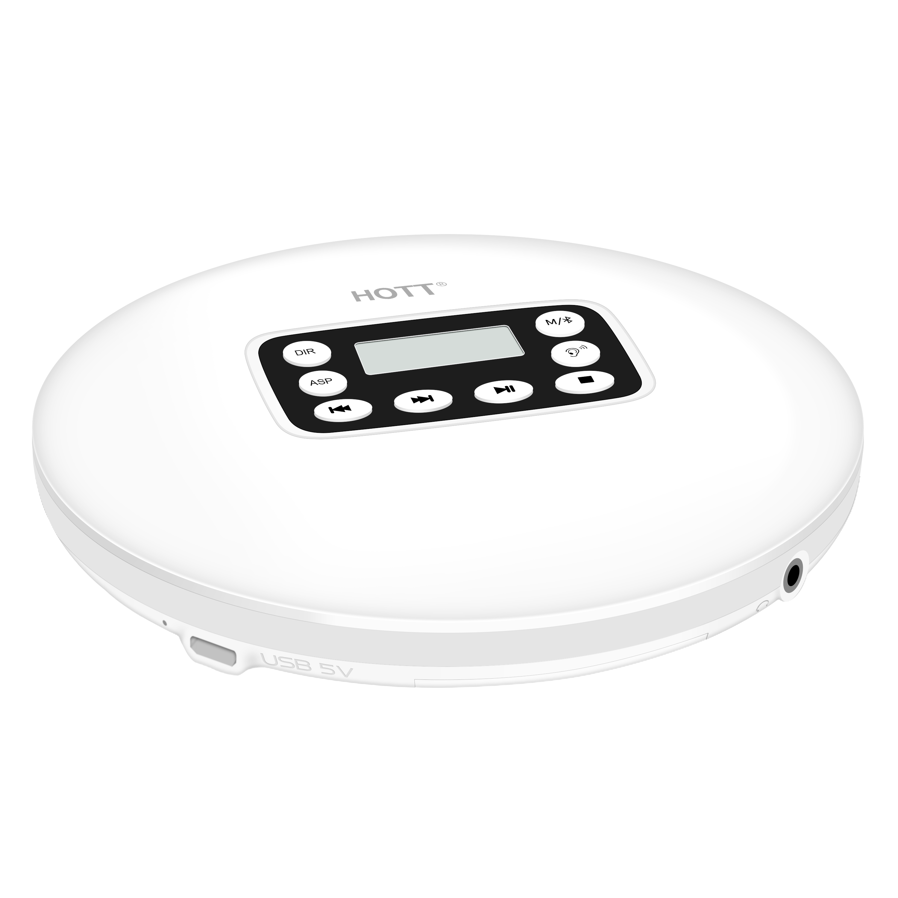 Cd-плеер прозрачный Muti-Color беспроводной Bt Портативные CD-плееры и светодиодный дисплей, наушники, музыкальный плеер Y