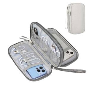 Bolsa de almacenamiento digital Beilian de doble capa, impermeable y a prueba de golpes, para cables de datos, auriculares, baterías portátiles y organizadores de viaje. - Product Image 4