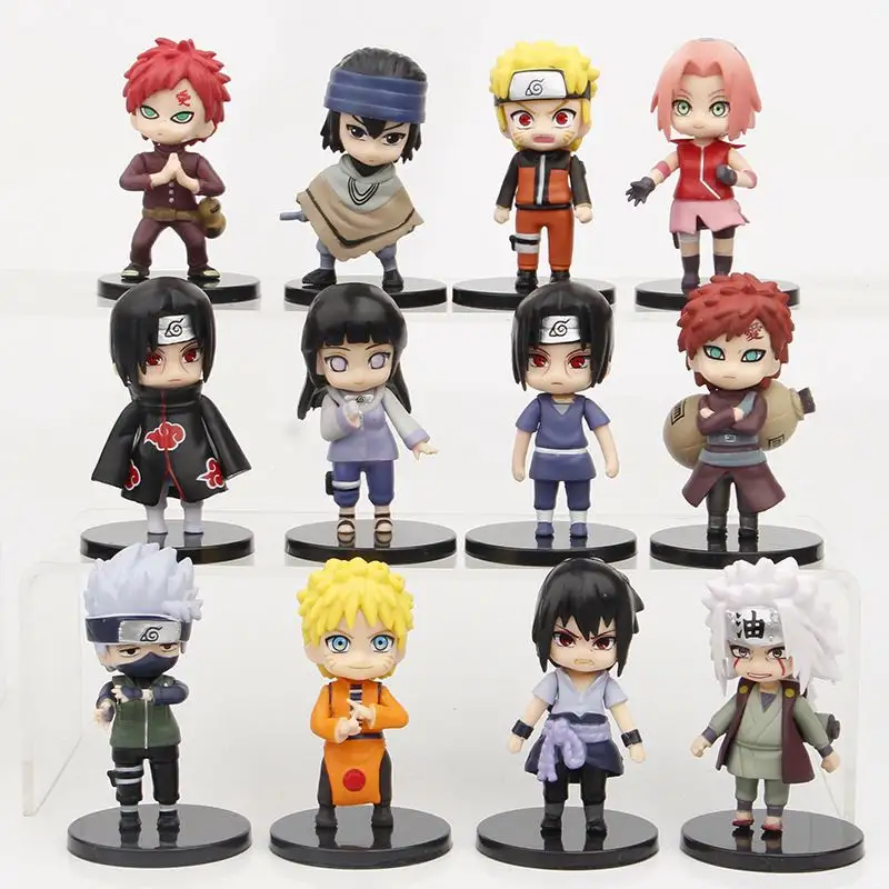 Di buona qualità OEM all'ingrosso anime action figure Hotsale completa un set completo 12 di action Figure Anime in PVC