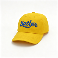 Casquette de baseball non structurée à 6 panneaux avec logo personnalisé, en sergé de coton, visière incurvée, broderie, pour le sport, toutes saisons, style Dad Hat