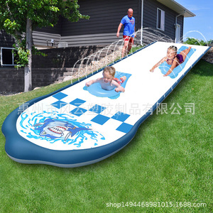 Water Slide Inflatable Lawn Sprinkler 655x155cm PVC Outdoor Kids Water Mat With Spray Feature For Backyard Fun - Product Image 2