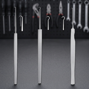Ensemble d'extracteurs chirurgicaux Bura Hook de classe I, instrument manuel pour opération, outils chirurgicaux de haute qualité - Product Image 4