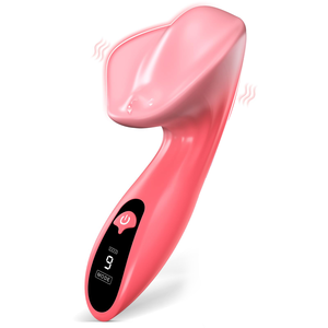 9種類の強力な振動モード、LCDディスプレイ搭載、静音ミニGスポットクリトリスバイブレーター、乳首刺激セックストイ、女性用バイブレーターワンド - Product Image 1