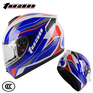 Vente en gros de casques de moto casque intégral avec caméra pour hommes casques de protection d'équitation classiques casco de cara completa