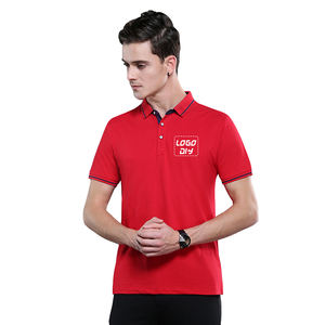 T-shirt de golf vierge de couleur unie de marque personnalisée d'approvisionnement d'usine pour les hommes d'affaires T-shirt polo uni à séchage rapide - Product Image 6