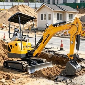 Mini Excavadora con Sistema Hidráulico de Entrega Rápida, Motor de 1.8 Toneladas, Minibagger 5 EPA, Excavadora Agrícola - Product Image 1