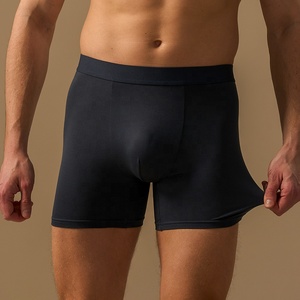 กางเกงชั้นในชายโพลีเอสเตอร์รีไซเคิลขายส่ง รุ่นมาตรฐาน <span class=keywords><strong>5</strong></span> นิ้ว ทรงบ็อกเซอร์ พร้อมช่องใส่ของเสริม รองรับการปรับแต่ง ไซส์ 3XL เนื้อผ้านุ่ม ยืดหยุ่น - Product Image 2