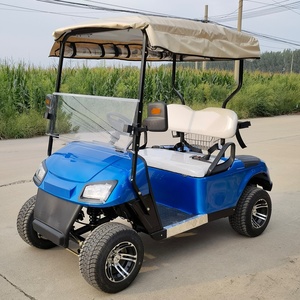 <span class=keywords><strong>Prix</strong></span> d'usine Voiturette de golf électrique <span class=keywords><strong>2</strong></span> places avec moteur Buggy en acier 3,5 kw et batterie 60V certifiée CE en vente - Product Image 1