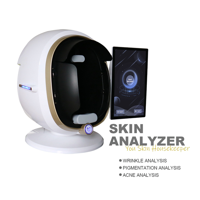Most Advanced Smart Mirror 3d Face Test Camera Diagnosis Skin Scanner Uv Skin Analyzer Machine Skin Tester Analyzer